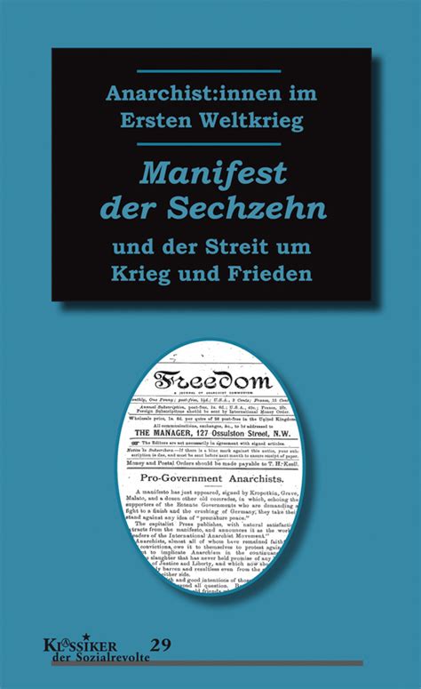 Manifest Der Sechzehn Unrast Verlag