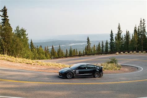 Unplugged Performance Tesla Model 3 Race Car Pikes Peak Unplugged