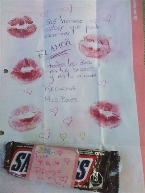 Cartas A Tu Novio Con Besos Tarjetas De Besos Manualidades Para Mi