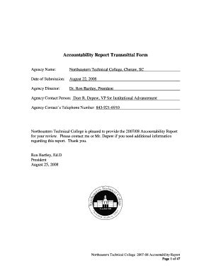 Fillable Online Scstatehouse Transmittal Form Use Transmittal Form