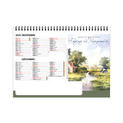 Chevalet Standard Feuillets Paysages Ms Calendriers