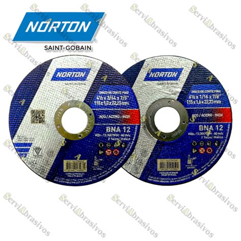 DISCOS DE CORTE 4 1 2 NORTON Serviabrasivos Tienda Online