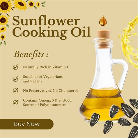 Sunflower Cooking Oil - JT's Coconut Essence