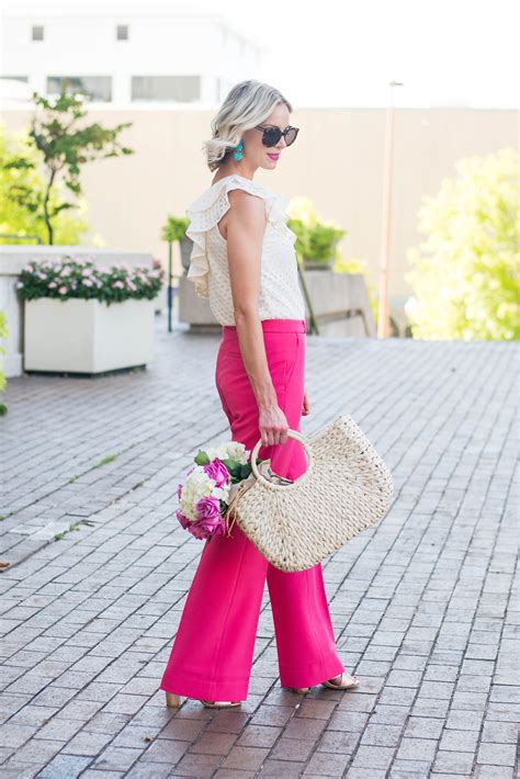 Dressy Pink Pants Straight A Style Hot Pink Pants Pink Pants