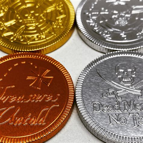 Pirate Chocolate Doubloons - Foiled Again! Chocolate Coins