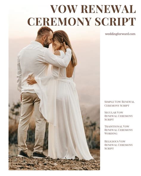 Vow Renewal Ceremony Script Free Ideas To Steal Vow Renewal Ceremony