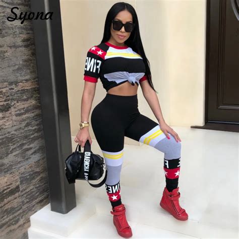 2018 Casual Sexy 2 TWO PIECE SET Track Suit Tracksuit Women Crop Top