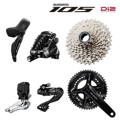 Shimano 105 R7150 Di2 12 Speed Groupset Lakes Bikes