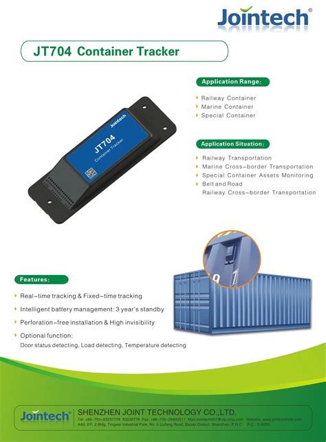 JT704 container GPS tracking device GPS container concealed tracking, View container gps ...