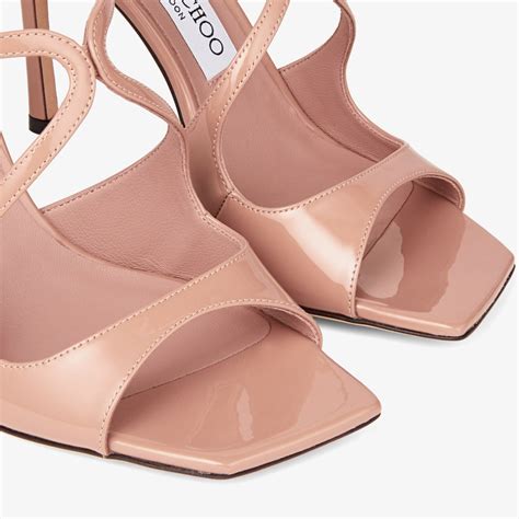 Ballet Pink Patent Leather Mules Anise Spring Collection