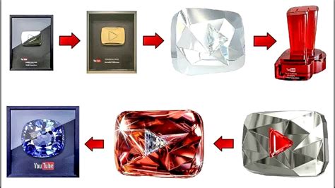 ALL YOUTUBE PLAY BUTTON EVOLUTION | TECHNICAL SAROSH | - YouTube