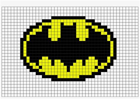 Pixel Art Grid Batman - Pixel Art Grid Gallery