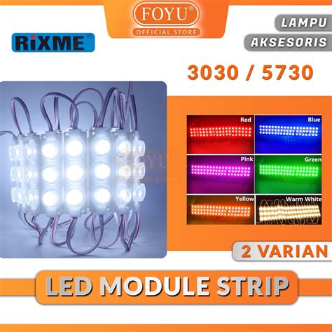 Jual Lampu Led Modul 3 Mata Smd3030 Dc12v Ip65 Waterproof Shopee