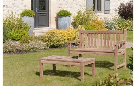 Banc De Jardin 2 Places En Bois De Teck Massif Jakarta