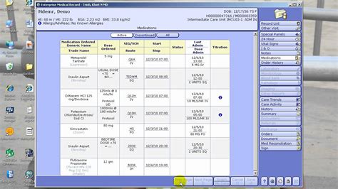 How To View Med Admin Record Ech Meditech Mp4 Youtube