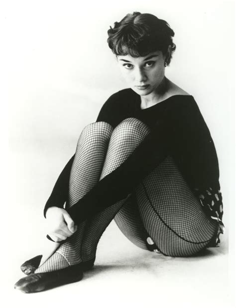 Audrey Hepburn Fishnet Stockings Poster Art Photo 11x14