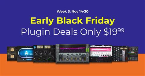 Waves Early Black Friday Plugins On Sale For 19 99 USD