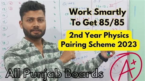 Physics Pairing Scheme 2nd Year Punjab Boards Pairing Scheme For Physics 2023 Youtube