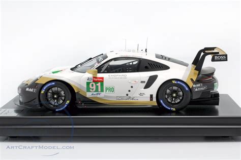 Porsche 911 Rsr 91 World Champion 24h Lemans 2019 With Showcase