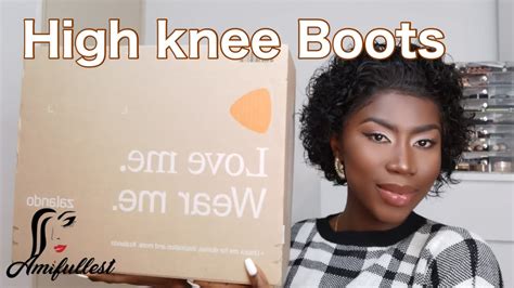 Zalando Haul New Boots Unboxing Zalando High Knee Boots