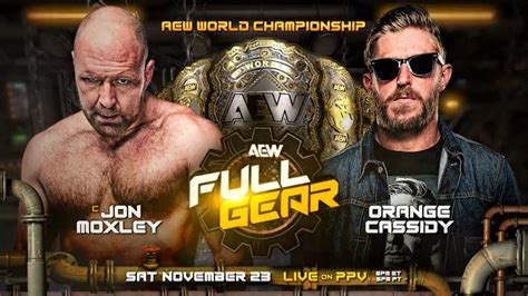 Draftkings Aew Full Gear Pool Jon Moxley Vs Orange Cassidy