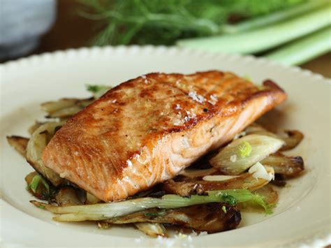 Pan Fried Salmon With Fennel Recipe Maggie Beer