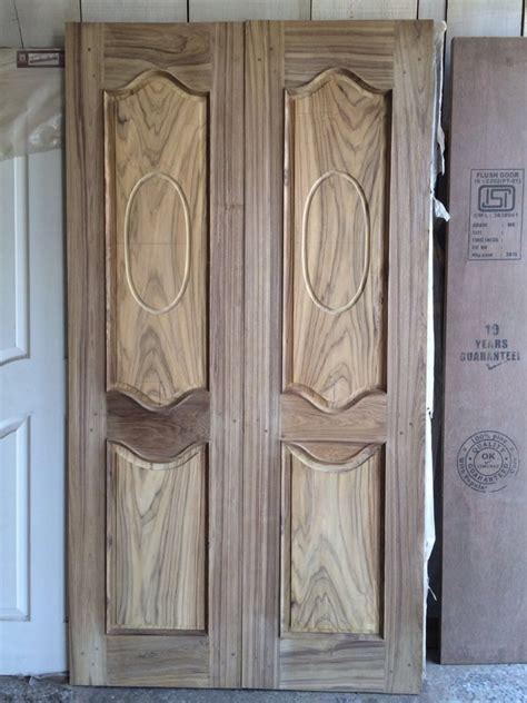 Exterior Burma Teak Wood Double Doors For Home X At Best