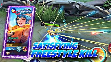 Satisfying Freestyle Kill Fanny Montage Mobile Legends Youtube