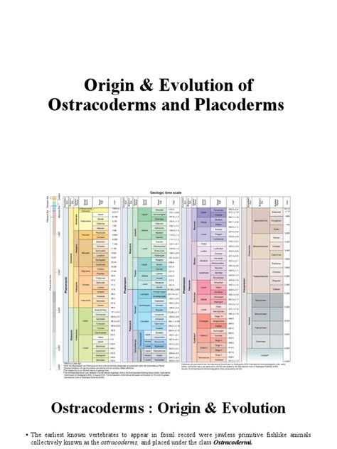 Origin & Evolution of Otracoderms & Placoderms - Jaws | PDF | Fish