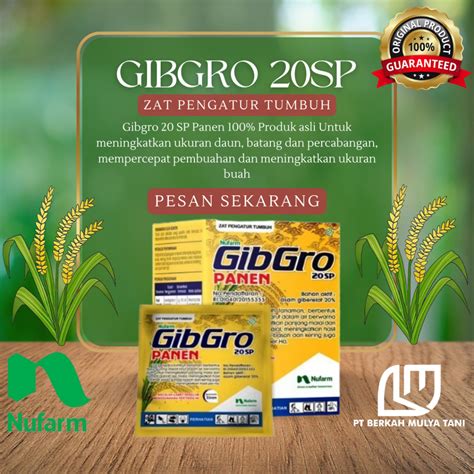 Jual Pupuk Zpt Gibgro Panen Sp Gram Per Sachet Shopee Indonesia