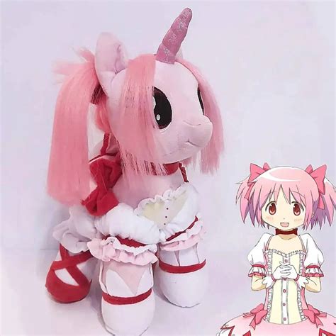 Madoka Kaname As A Pony Plush Puella Magi Madoka By Myhappyplushie On