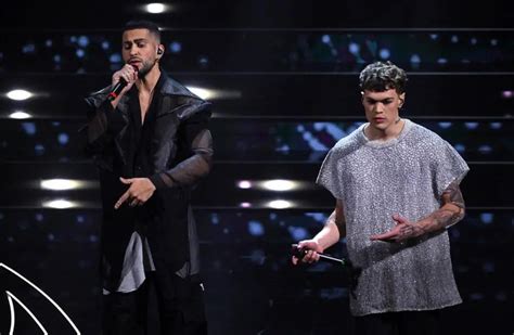 Mahmood E Blanco Cantano Brividi Brano Vincitore Di Sanremo