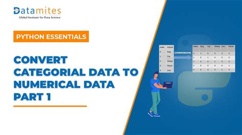 Convert Categorical Data To Numerical Data Part1 Machine Learning Youtube