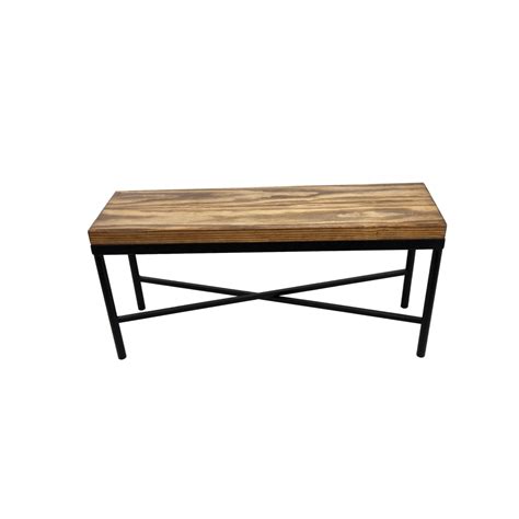 Ripley Banqueta Estilo Industrial De Fierro Y Madera X X Modelo