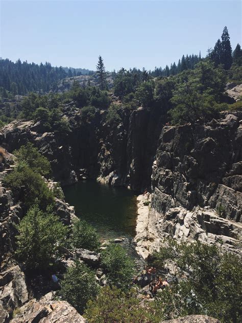 One of the many pools found at Emerald Pools, Nevada City, California ...