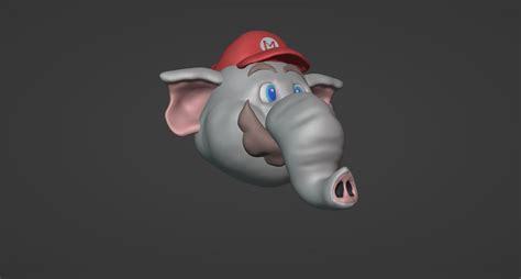 Elephant Mario 3d Model Super Mario Bros Wonder By Floopermdasd On