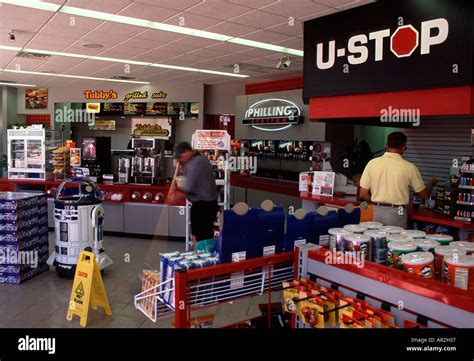 U-Stop gas station, interior. Lincoln, Nebraska, USA Stock Photo - Alamy