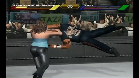 WrestleMania X8 NINTENDO GAMECUBE Submission Stephanie Vs Taz YouTube