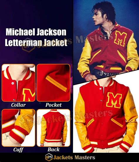 Michael Jackson Varsity Jacket Thriller M Letterman Jacket Jackets