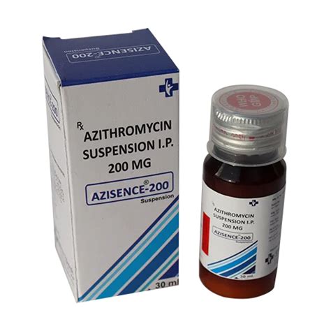 Azithromycin Suspension Syrup 200mg 5ml At Rs 65 Bottle In Karnal Id 2850560349433