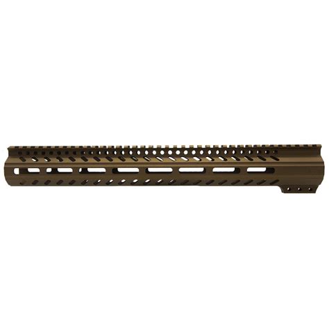 Ar M Lok Super Slim Free Float Handguard Cerakote Brunt Bronze