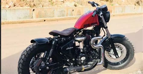 Custom Built Royal Enfield Wants To Be A Harley Davidson Iron 883