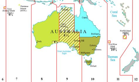 FUSEAUX HORAIRES AUSTRALIENS Jean Bourret À la découverte de l