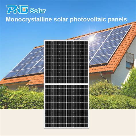 Mono Perc Half Cells Photovoltaiv Module Solar Module W Polska