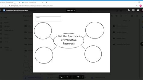 How To Create A Bubble Map Graphic Organizer Youtube