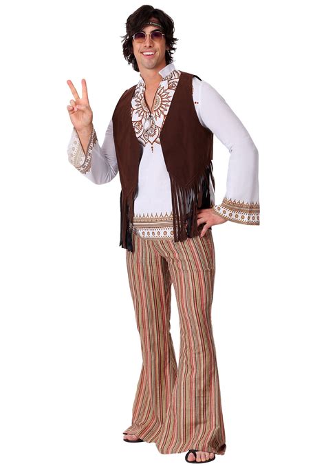 Men S Woodstock Hippie Costume