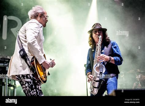 Foreigner Live In Concert Stock Photo Alamy