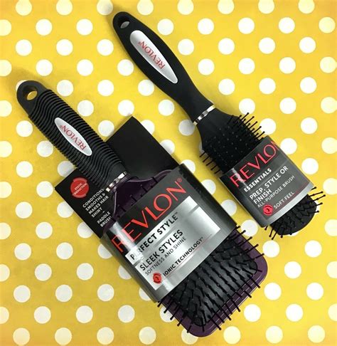 2 Revlon Essentials Prep Style Finish Square Sleek Styler Ionic Hair ...