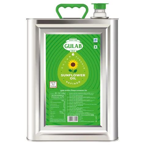 Gulab Sungold Refined Sunflower Oil L Tin Jiomart