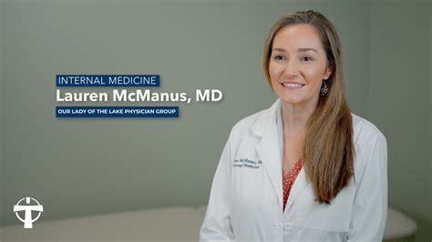 Welcome Lauren McManus MD Internal Medicine Our Lady Of The Lake